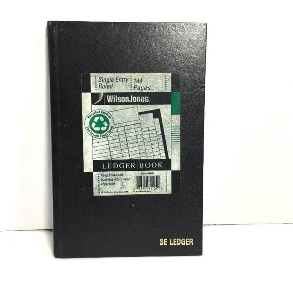 Account Book S.E. Ledger-Ruled 144 Pages - Picture 1 of 11